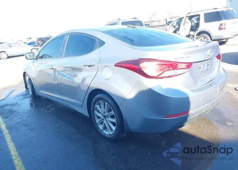 2016 Hyundai Elantra Se from USA, damaged, VIN 5NPDH4AE6GH657202